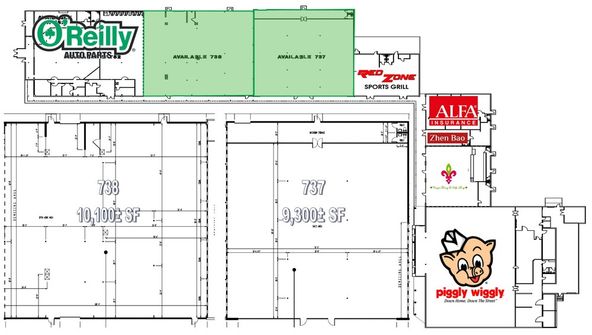 Cobb Plaza Shopping Center: 24716 US-31, Jemison, AL 35085